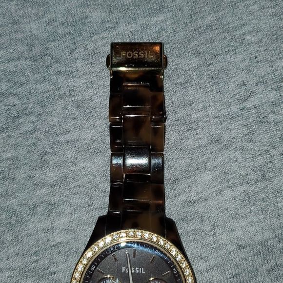 FOSSIL Stella Multifunction 4 Dial Tortoise Shell Resin Watch‎ ES2785 main image 7